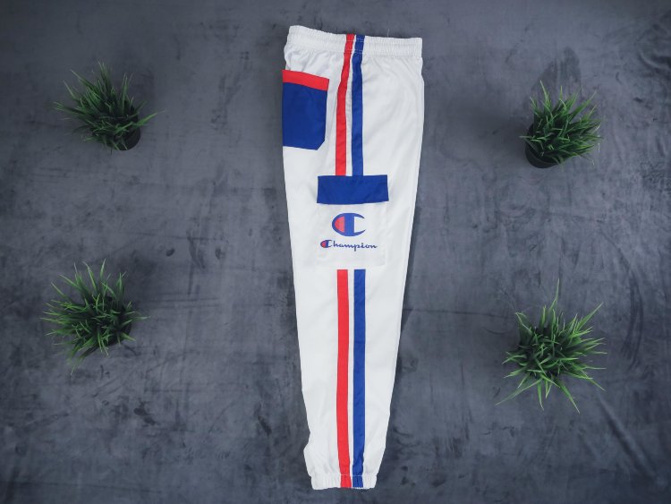 Штаны Champion white/blue
