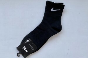Носки Nike чёрные высокие