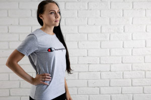 Футболка Champion gray женская