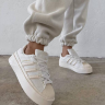 Adidas Superstar beige white