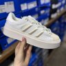 Adidas Superstar beige white