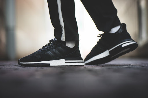  Кроссовки ADIDAS ZX 500 RM black/white